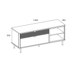 Тумба RTV 2S2N SIMPLE размеры 2